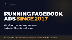 Show: running Facebook ads since 2017